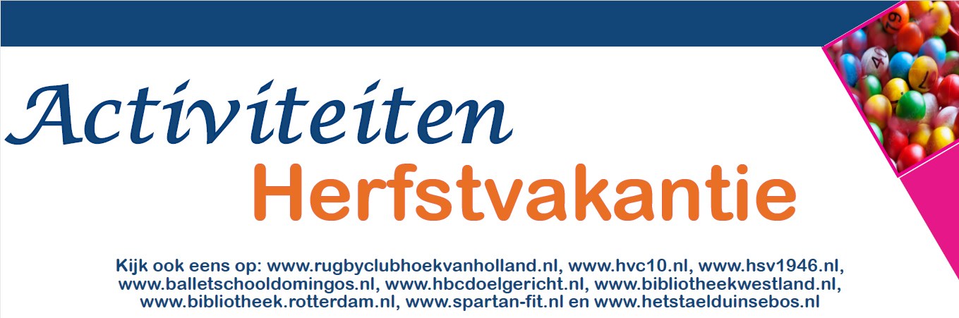 Herfstvakantie vol met gave activiteiten!